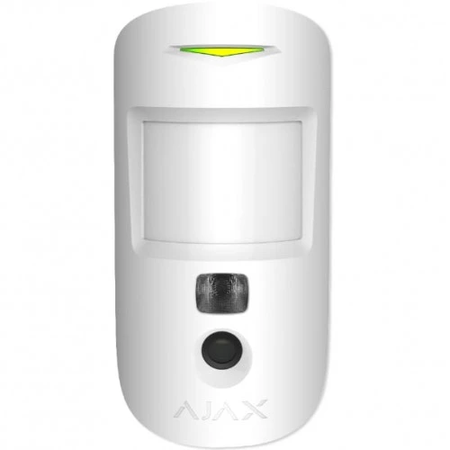 AJAX MotionCam detector de movimiento + Foto cámara inalámbrica PhOD Blanco