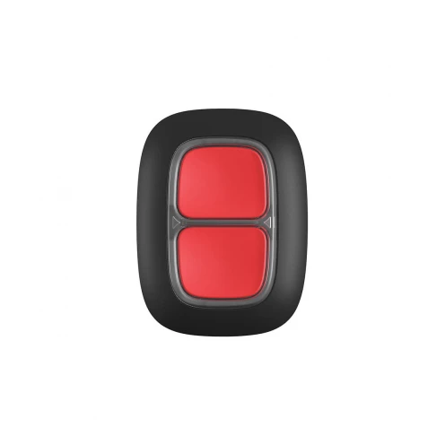 Botón de pánico doble AJAX Negro