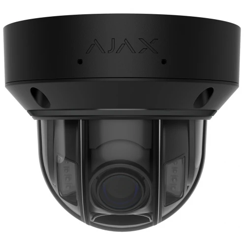 Ajax Systems - Cámara domo - Varifocal 2,8-12 mm - 8 megapíxeles - Cámara IP - Iluminación híbrida - Negro
