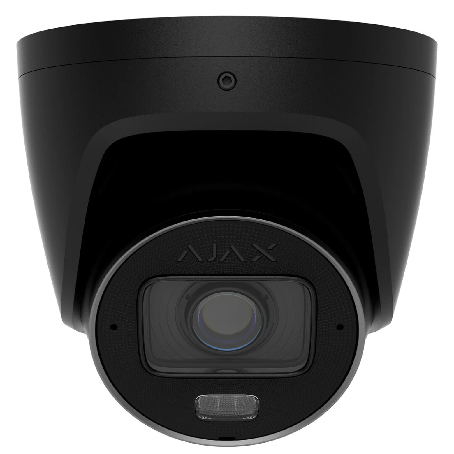 Ajax Systems - Turret - 8 megapíxeles - Cámara IP - Lente varifocal de 2,8-12 mm - Iluminación híbrida - Negro