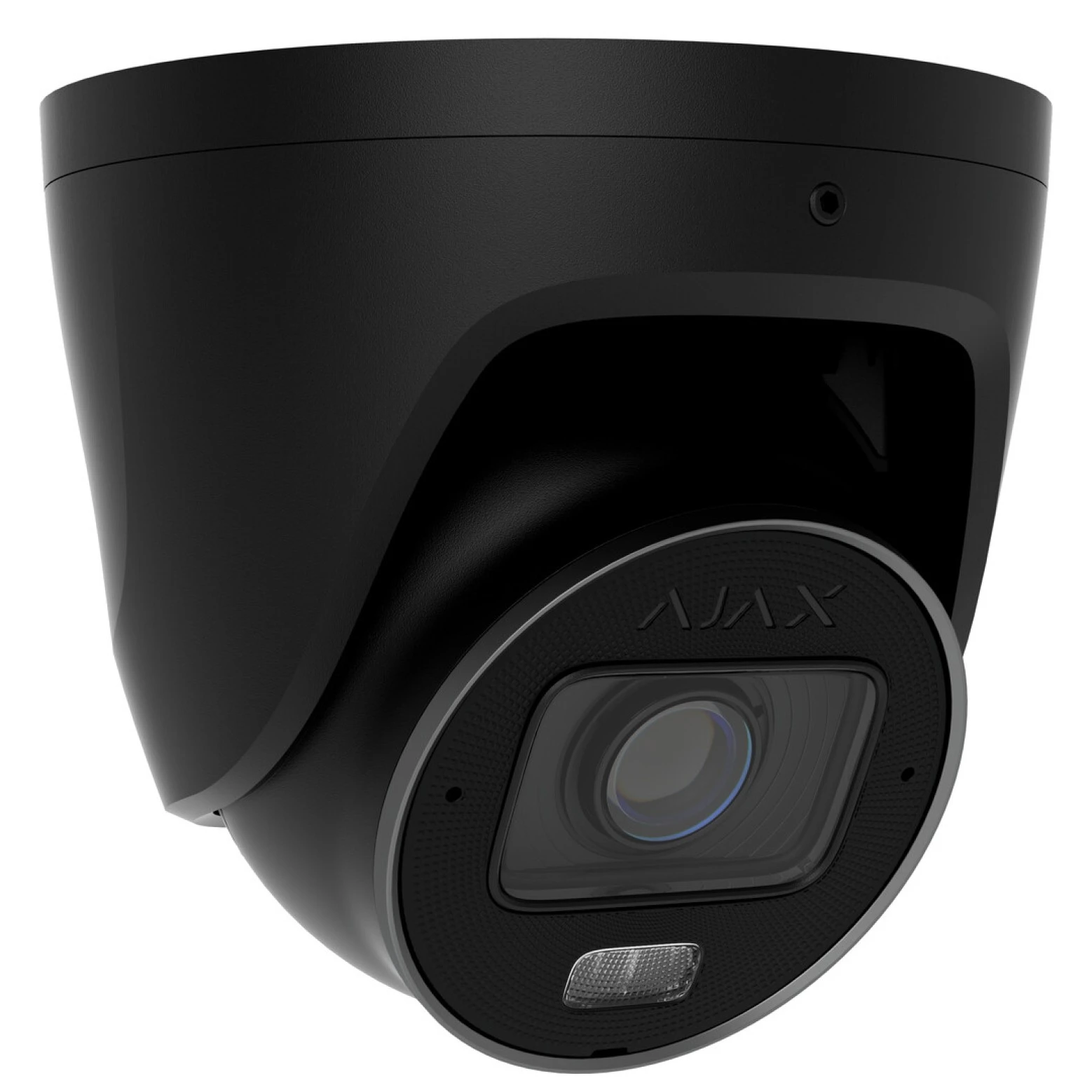 Ajax Systems - Turret - 8 megapíxeles - Cámara IP - Lente varifocal de 2,8-12 mm - Iluminación híbrida - Negro