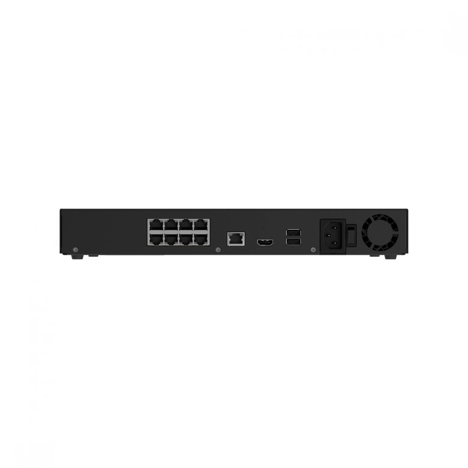 Ajax Systems - Grabador NVR - HDMI - PoE  - H2D - PAC - 8 canales - Negro