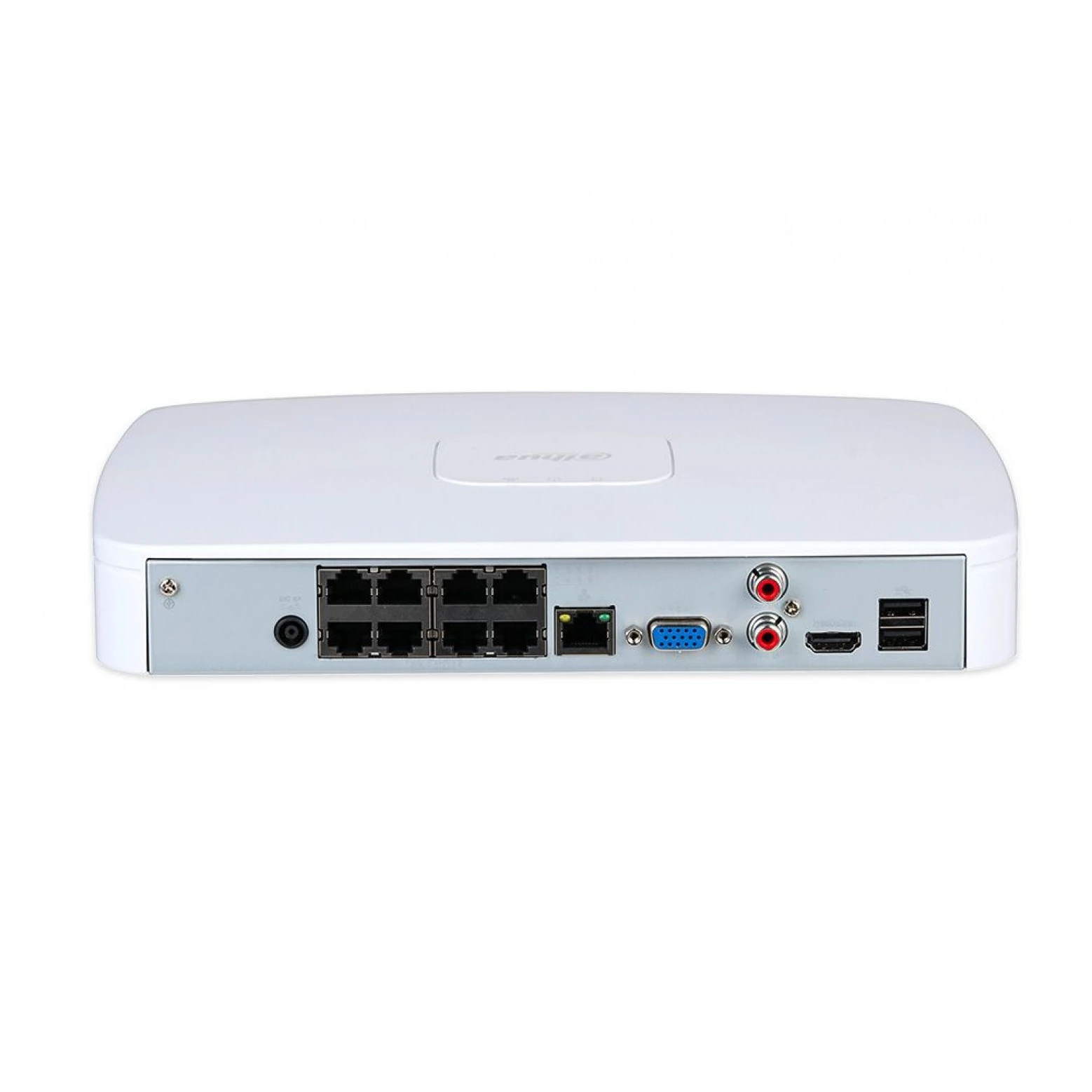 Dahua NVR4108-8P-EI - WizSense - Grabador de vídeo en red - 1x LAN - 8x PoE - Apto para 8 cámaras IP