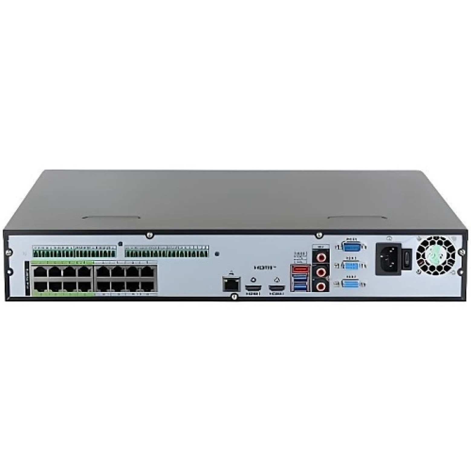 Dahua DHI-NVR5416-16P-XI – NVR con IA WizMind de 16 canales con 16× PoE, AcuPick y reconocimiento facial