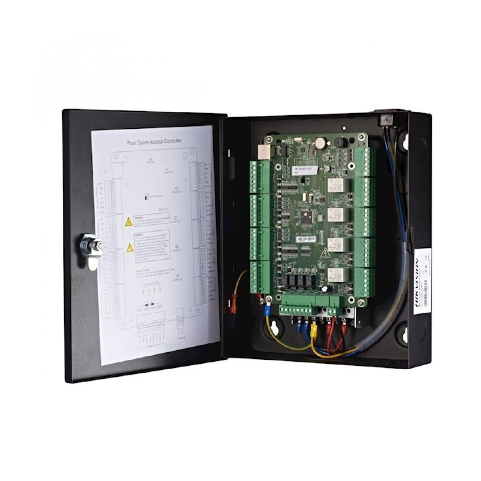 Controlador de puerta Hikvision DS-K2804 Basic+, 4 puertas
