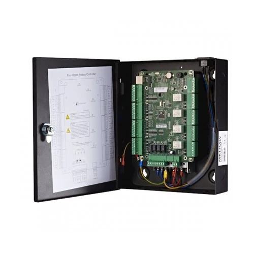 Controlador de puerta Hikvision DS-K2804 Basic+, 4 puertas