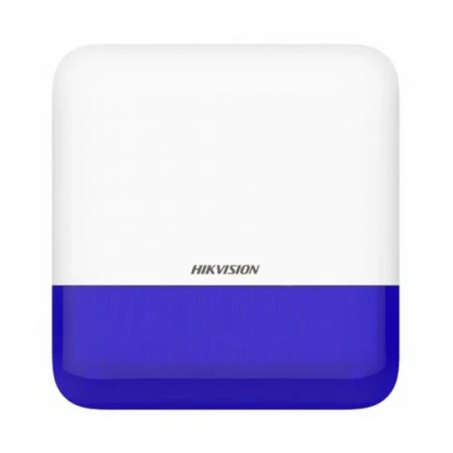 Hikvision DS-PS1-E-WE Sirena inalámbrica para exteriores con luz de flash Azul