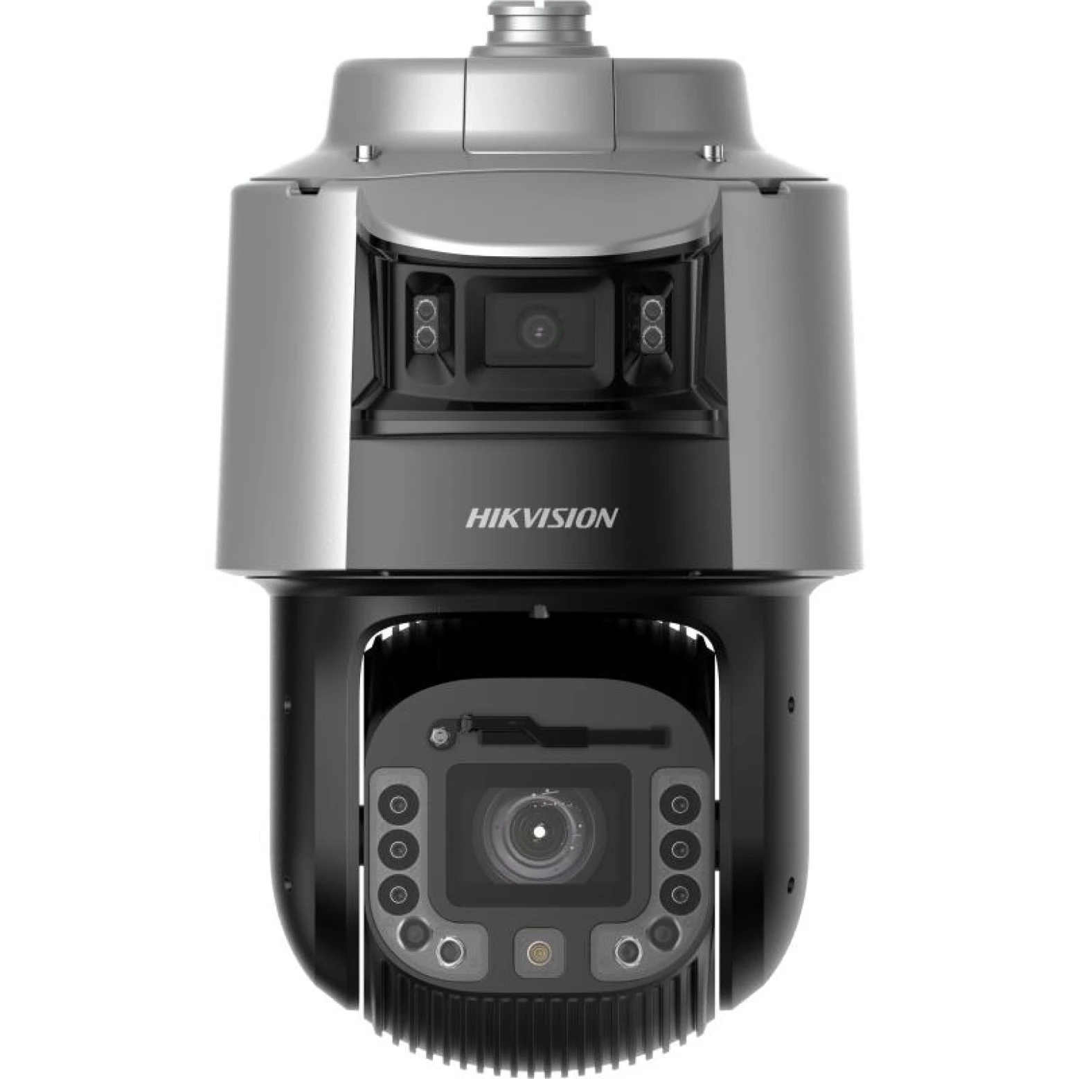 Hikvision DS-2SF8C425MXG1-EL(W)(Y)/14 – Cámara IP PTZ TandemVu de 4 MP – Cámara panorámica de 6 MP – Zoom óptico de 25× – IR de 300 m – DarkFighter 2.0 y Auto Tracking 3.0