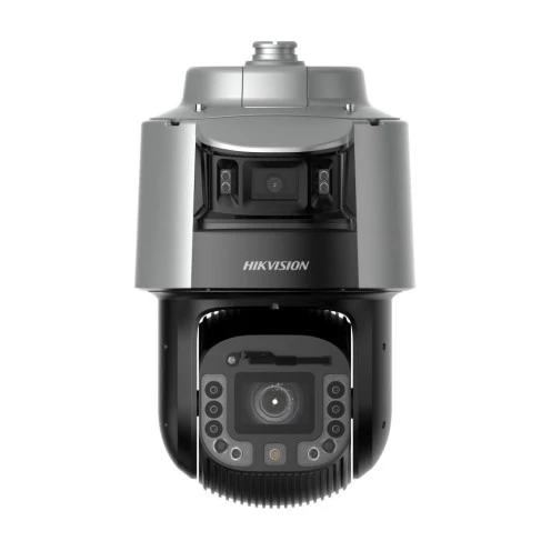 Hikvision DS-2SF8C425MXG1-EL(W)(Y)/14 – Cámara IP PTZ TandemVu de 4 MP – Cámara panorámica de 6 MP – Zoom óptico de 25× – IR de 300 m – DarkFighter 2.0 y Auto Tracking 3.0