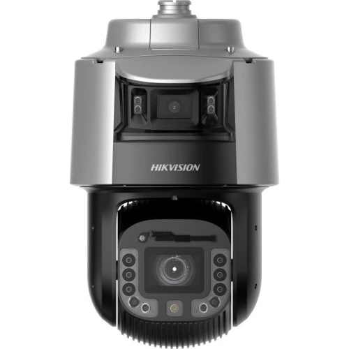 Hikvision DS-2SF8C425MXG1-EL(W)(Y)/14 – Cámara IP PTZ TandemVu de 4 MP – Cámara panorámica de 6 MP – Zoom óptico de 25× – IR de 300 m – DarkFighter 2.0 y Auto Tracking 3.0