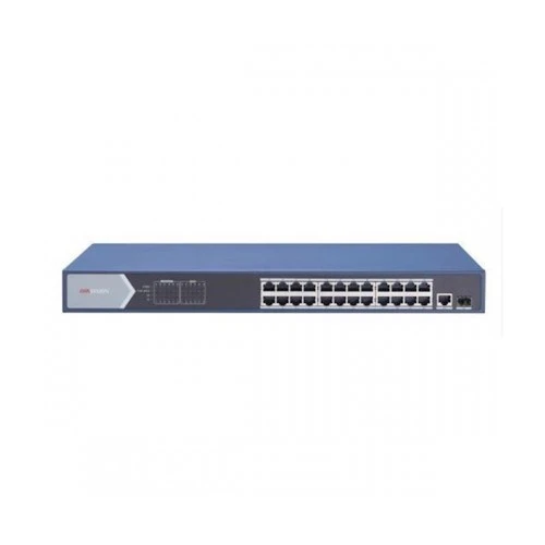 Hikvision DS-3E0526P-E, 24 puertos POE, Gigabit no gestionados