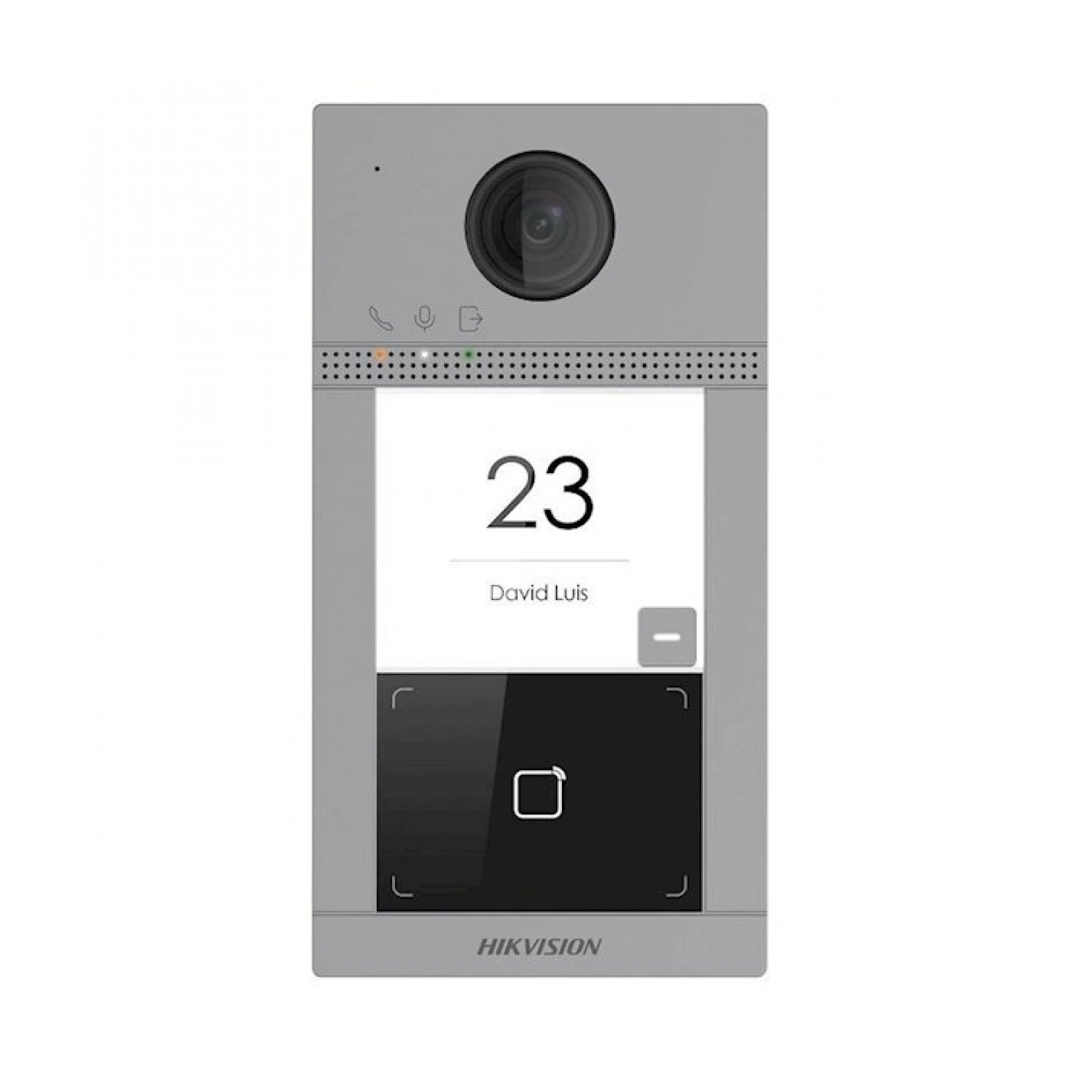Hikvision DS-KV8113-WME1, 1 pulsador de timbre, intercomunicador luminoso IR