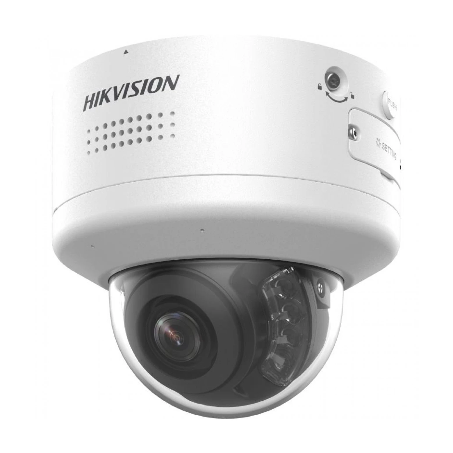 Hikvision DS-2CD2787G2H-LIPTRZ2U/SL - 8MP - ColorVu - PTRZ - Domo antivandálico - 2,8-12mm - Objetivo zoom motorizado - Blanco