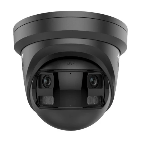 Hikvision - DS-2CD23127G3P-LIS2UY/SL - 12 MP - Panorama de 180° - ColorVu 3.0 - AcuSense 3.0 - Cámara - Negro