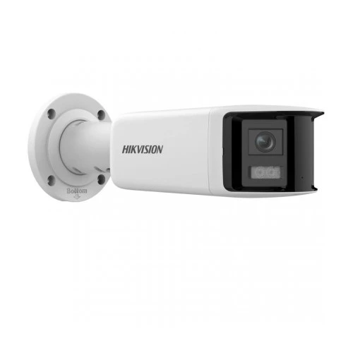 Hikvision DS-2CD2T47G2P-LSU/SL - AcuSense - ColorVu - Panorama - Bullet -  4MP - Wit