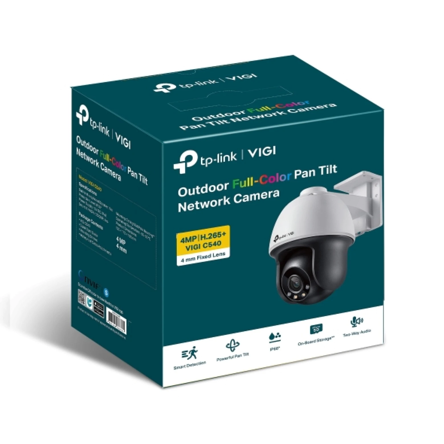 VIGI By TP-link - C540SI - 4 MP - ColorPro - Cámara con giro e inclinación - Con
