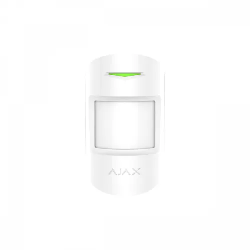 AJAX CombiProtect Detector De Movimiento Con Detector De Rotura De Cristal Inalámbrico Blanco
