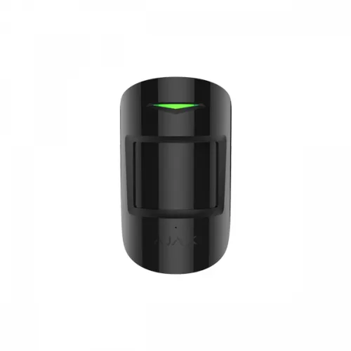 AJAX CombiProtect Detector De Movimiento Con Detector De Rotura De Cristal Inalámbrico Negro