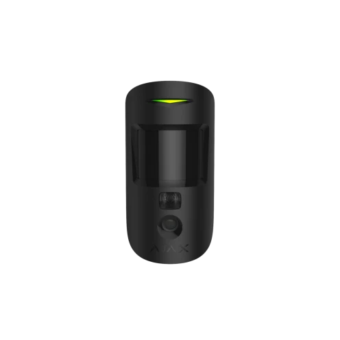 AJAX MotionCam detector de movimiento + Foto cámara inalámbrica PhOD Negro