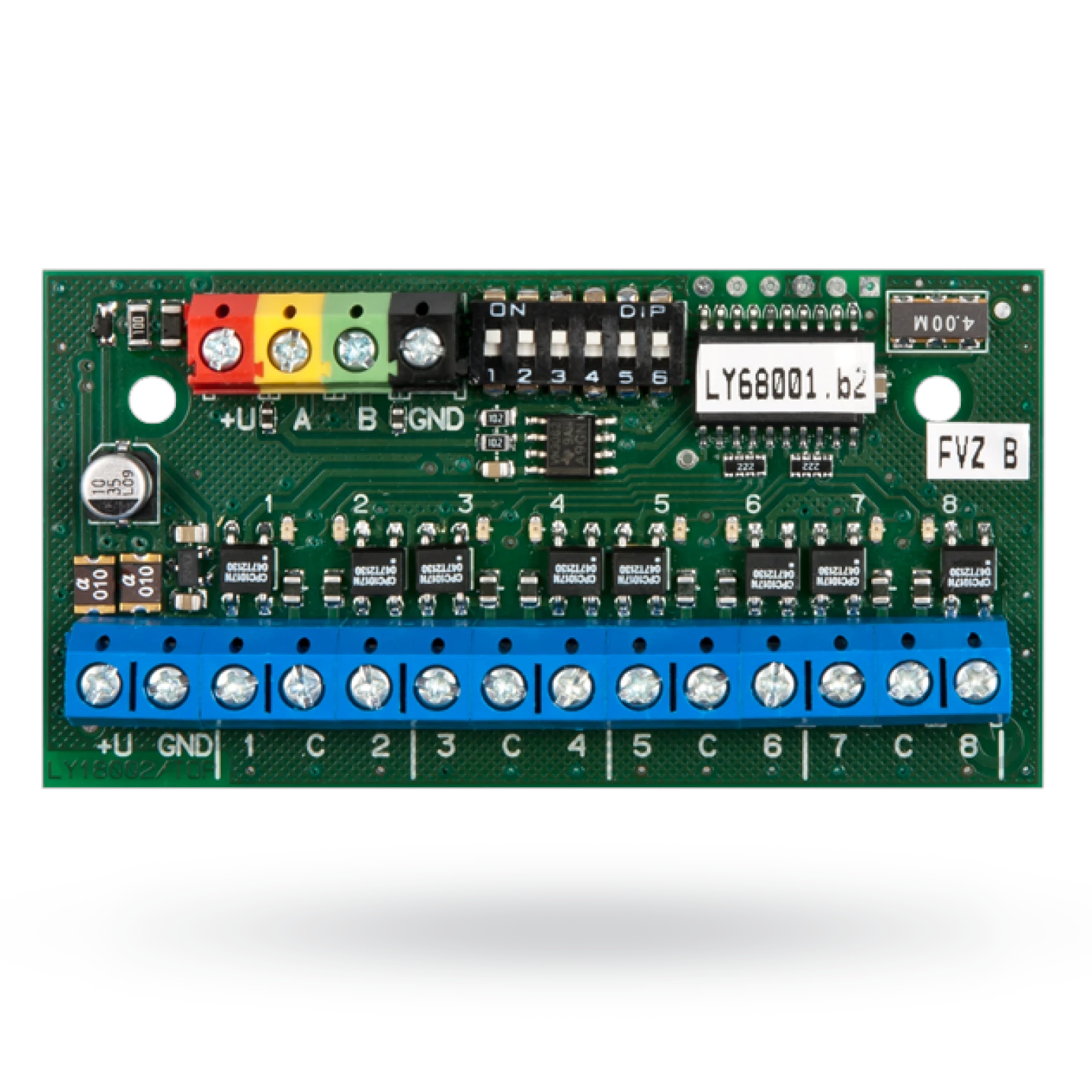Jablotron JA-118N Módulo de salida por cable de 8 canales de BUS