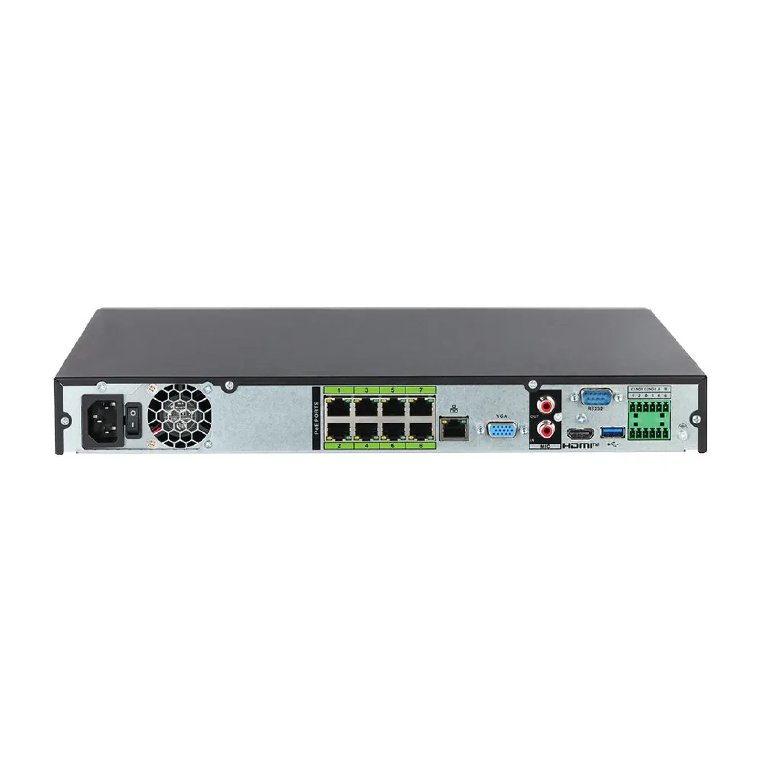 Dahua NVR5216-16HP-XI/Pro – NVR con IA de 16 canales y 1U, con 16 puertos PoE y análisis WizMind Pro