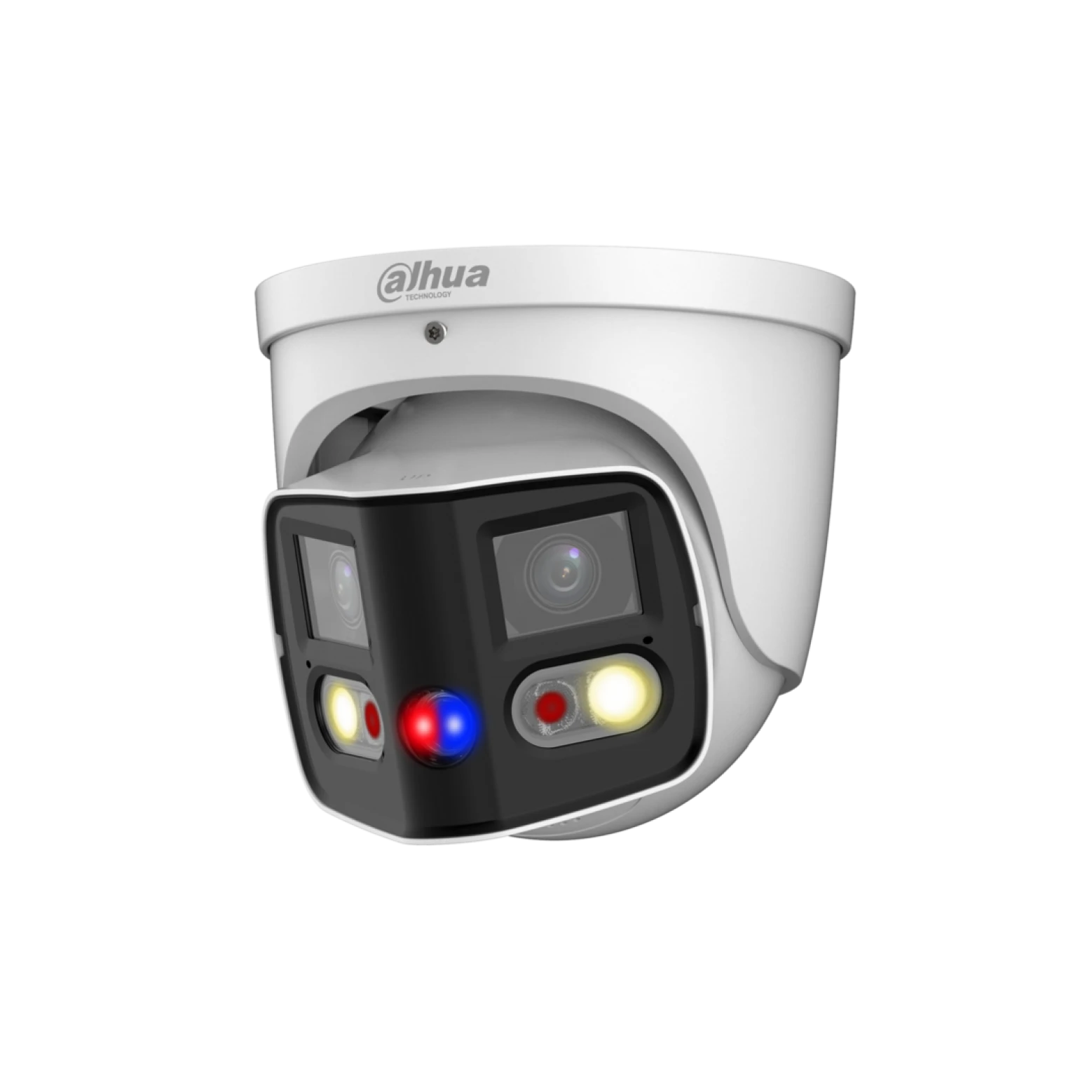 Dahua IPC-PDW3849P-A180-AS-PV - WizSense - Panorama 180° grados - Tioc - Doble lente - Torreta - 8Mp - Wit