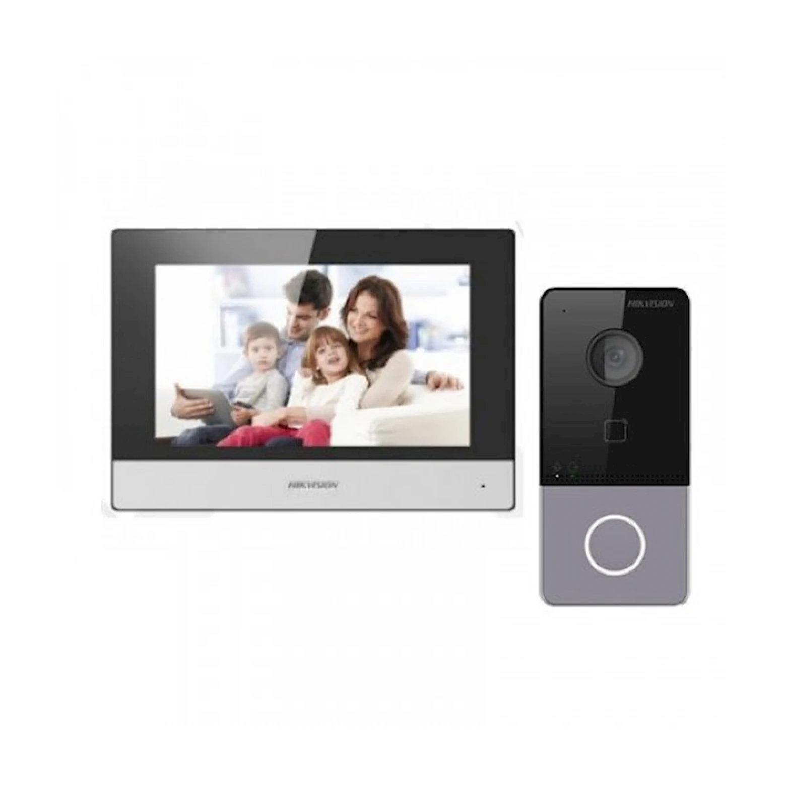 Intercomunicador Hikvision, Deurbel y 7 inch scherm