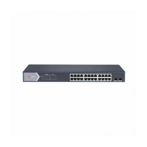 Hikvision DS-3E1526P-SI - 26 puertos - Gigabit - Conmutador - 24x PoE